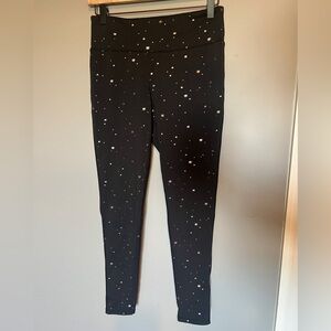 Half Moon by Modern Movement Black Starry Leggings Size Medium
